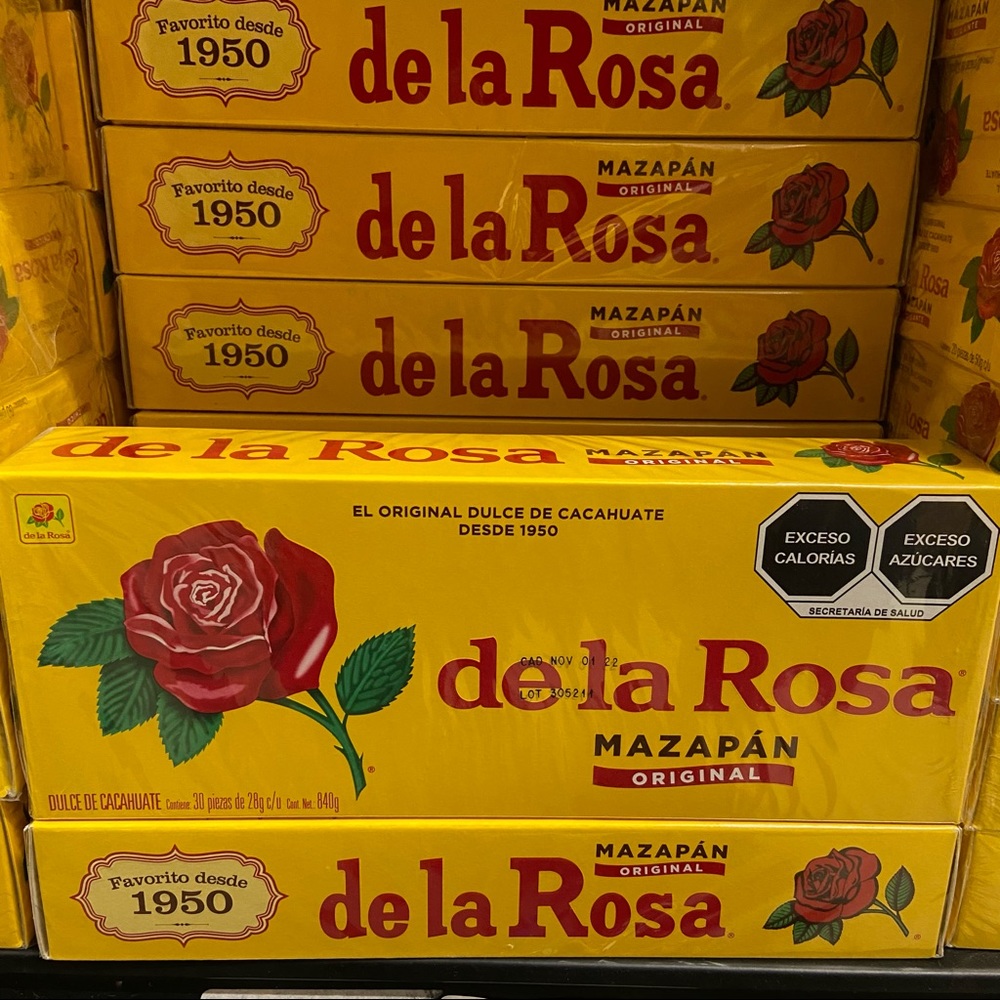 Mazapán Mexican Peanut Candy 2 Boxes 30 Pieces Each total 60 De La Rosa